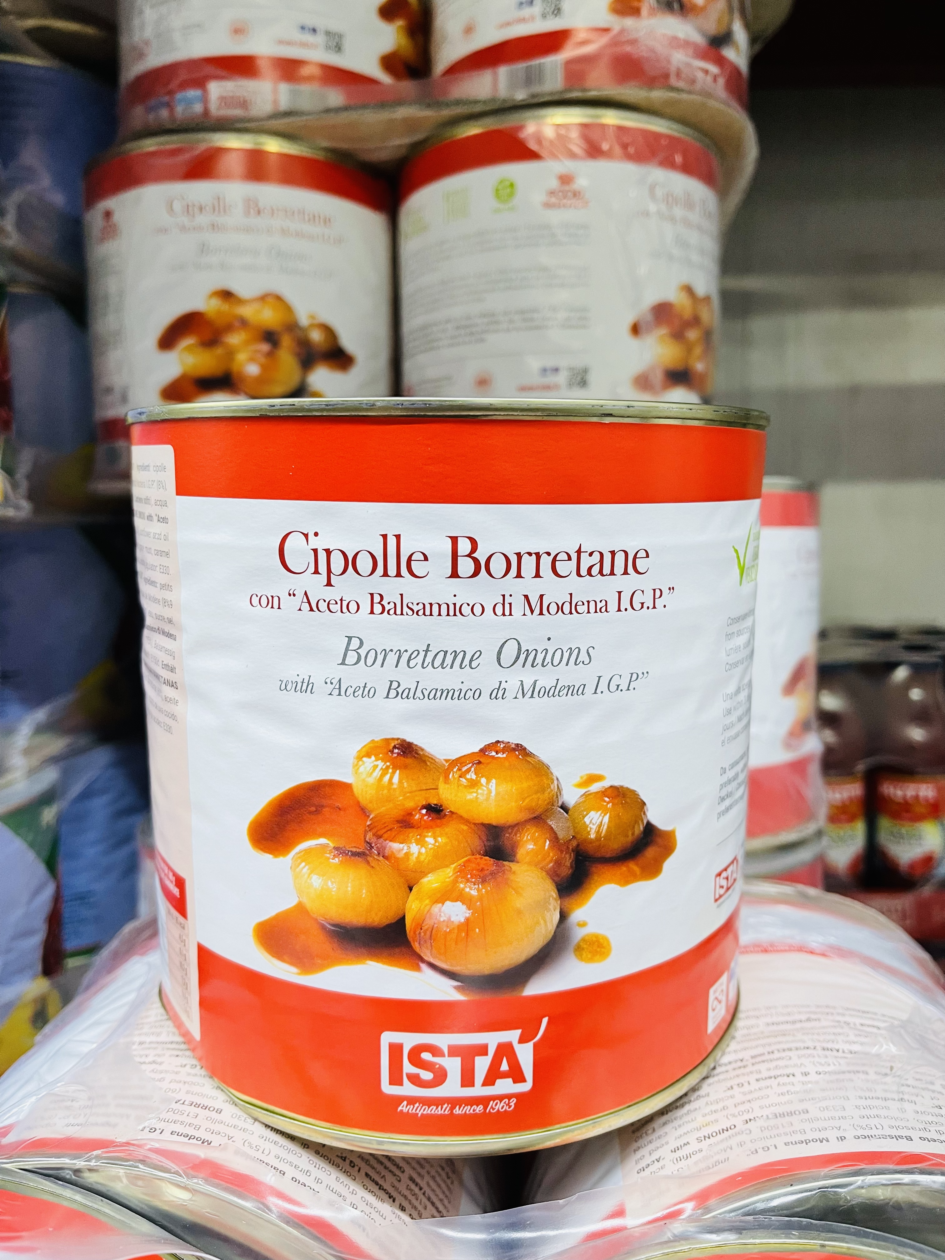 OIGNONS VINAIGRE BALSAMIQUE 2,6KG ISTA